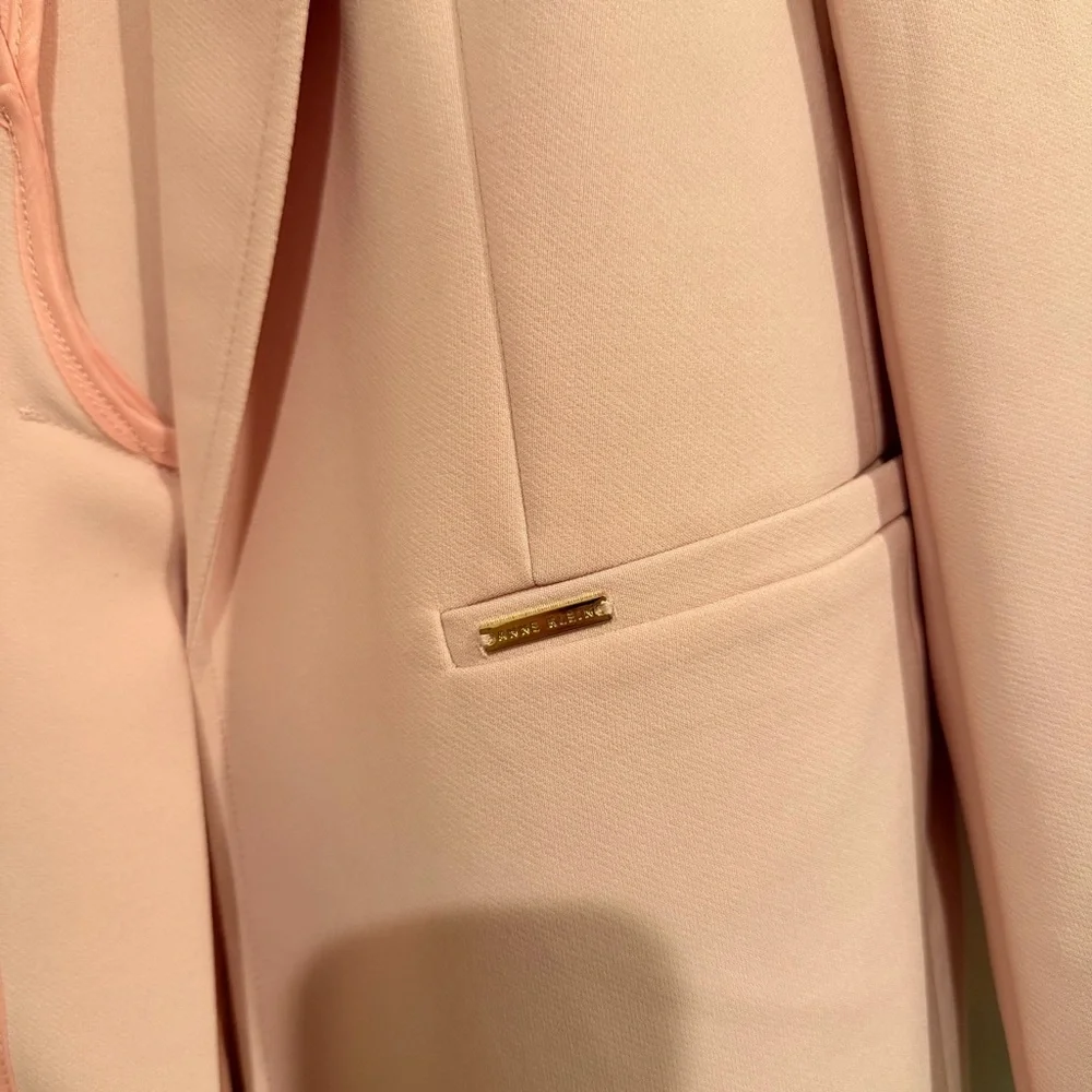 NWT ANNE KLEIN PINK BLAZER SIZE MEDIUM - Picture 5 of 5
